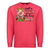 Cardinal western just girl who loves pigs Premium Sweatshirt - texasbilliewilder