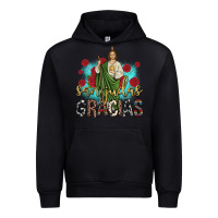Black san judas gracias Urban Hoodie - JahusDesignShop