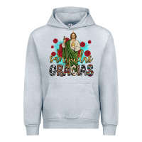 Heather Grey san judas gracias Urban Hoodie - JahusDesignShop