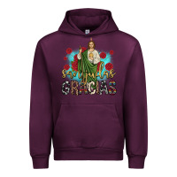 Mauve Wine san judas gracias Urban Hoodie - JahusDesignShop