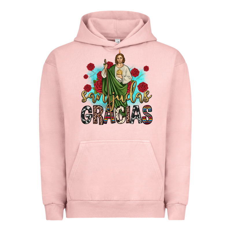 San Judas Gracias Urban Hoodie by JahusDesignShop | Teevron