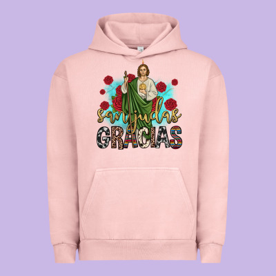San Judas Gracias Urban Hoodie Designed By Jahusdesignshop