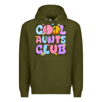Army Green cool aunts club Premium Hoodie - JahusDesignShop