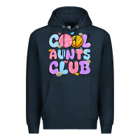 Navy cool aunts club Premium Hoodie - JahusDesignShop