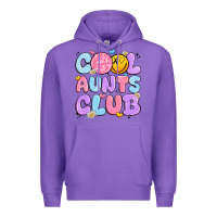 Purple cool aunts club Premium Hoodie - JahusDesignShop