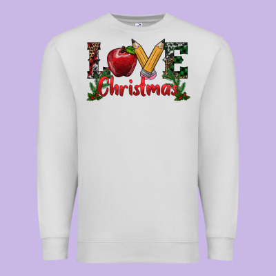 Premium Sweatshirt Western Christmas Love