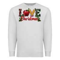 Dove Grey Western Christmas Love Premium Sweatshirt - RanaPortraitStore
