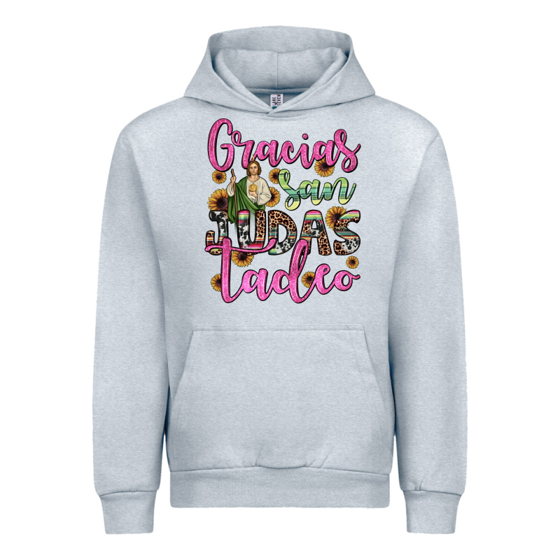 Gracias San Judas Tadeo Urban Hoodie by JahusDesignShop | Teevron