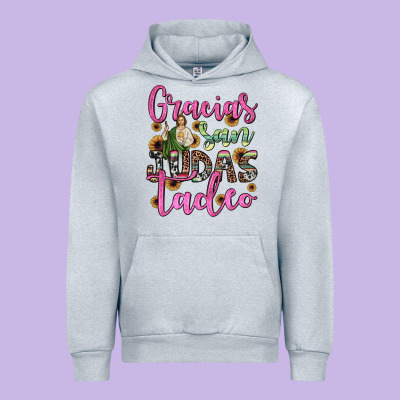 Gracias San Judas Tadeo Urban Hoodie Designed By Jahusdesignshop