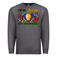 Charcoal Heather im an autism dad whats your superpower Premium Sweatshirt - Zillion Design Studio