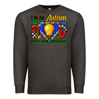 Smoke im an autism dad whats your superpower Premium Sweatshirt - Zillion Design Studio