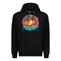 Black the princesshas arrived Premium Hoodie - AdoDesignShop