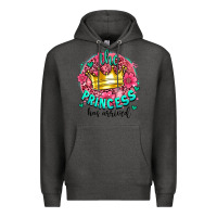 Charcoal Heather the princesshas arrived Premium Hoodie - AdoDesignShop