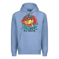 Colony Blue the princesshas arrived Premium Hoodie - AdoDesignShop