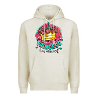 Oatmeal Heather the princesshas arrived Premium Hoodie - AdoDesignShop