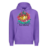 Purple the princesshas arrived Premium Hoodie - AdoDesignShop