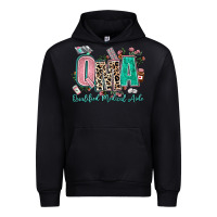 Black qma qualified medical aide Urban Hoodie - AdoDesignShop