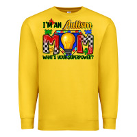 Lemon i'm an autism mom what's your superpower Premium Sweatshirt - Zillion Design Studio