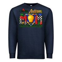 Navy i'm an autism mom what's your superpower Premium Sweatshirt - Zillion Design Studio