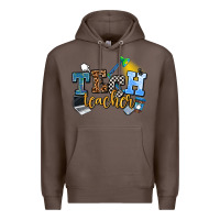 Coffee tech teacher Premium Hoodie - AdoDesignShop