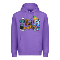 Purple tech teacher Premium Hoodie - AdoDesignShop