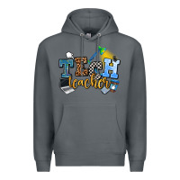 Rock tech teacher Premium Hoodie - AdoDesignShop
