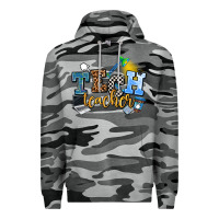 Slate Camo tech teacher Premium Hoodie - AdoDesignShop