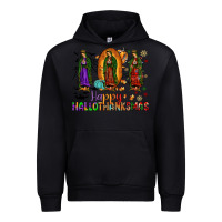 Black our lady of guadalupe happy hallothanksmas Urban Hoodie - JahusDesignShop