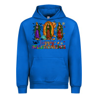 Cobalt our lady of guadalupe happy hallothanksmas Urban Hoodie - JahusDesignShop