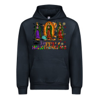 Navy our lady of guadalupe happy hallothanksmas Urban Hoodie - JahusDesignShop