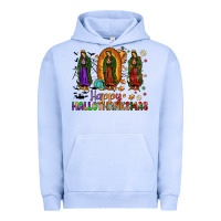 Pigment Grape Ice our lady of guadalupe happy hallothanksmas Urban Hoodie - JahusDesignShop