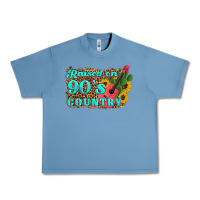 Pebble Blue raised 90's country guitar cactus sunflower's Urban Heavy Tee - Artiststas