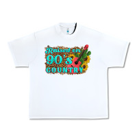 White raised 90's country guitar cactus sunflower's Urban Heavy Tee - Artiststas
