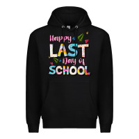 Black happy last day of school Premium Hoodie - JahusDesignShop