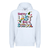 White happy last day of school Premium Hoodie - JahusDesignShop