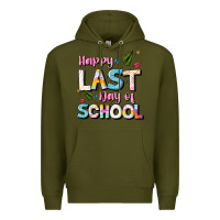 Army Green happy last day of school Premium Hoodie - JahusDesignShop