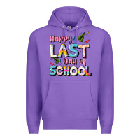 Purple happy last day of school Premium Hoodie - JahusDesignShop