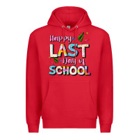 Red happy last day of school Premium Hoodie - JahusDesignShop