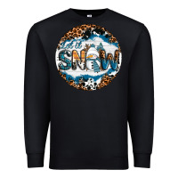 Black Let It Snow Premium Sweatshirt - RanaPortraitStore