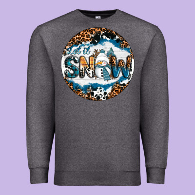 Premium Sweatshirt Let It Snow