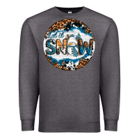 Charcoal Heather Let It Snow Premium Sweatshirt - RanaPortraitStore