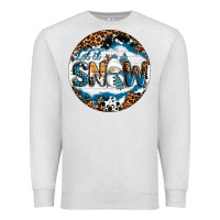 Oatmeal Heather Let It Snow Premium Sweatshirt - RanaPortraitStore