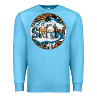 Ocean Blue Let It Snow Premium Sweatshirt - RanaPortraitStore