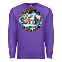 Purple Let It Snow Premium Sweatshirt - RanaPortraitStore