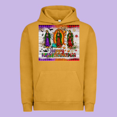 Our Lady Of Guadalupe Happy  Hallothanksmas Tumbler Urban Hoodie Designed By Jahusdesignshop
