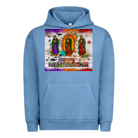 Pigment Pebble Blue our lady of guadalupe happy  hallothanksmas tumbler Urban Hoodie - JahusDesignShop