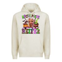 Oatmeal Heather hocus pocus heifer Premium Hoodie - AdoDesignShop
