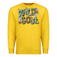 Lemon western wild soul with sunflowers Premium Sweatshirt - texasbilliewilder
