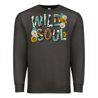 Smoke western wild soul with sunflowers Premium Sweatshirt - texasbilliewilder