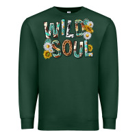 Sports Green western wild soul with sunflowers Premium Sweatshirt - texasbilliewilder